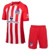 Maglia ufficiale Atlético Madrid Casa 2023-24 per Bambino